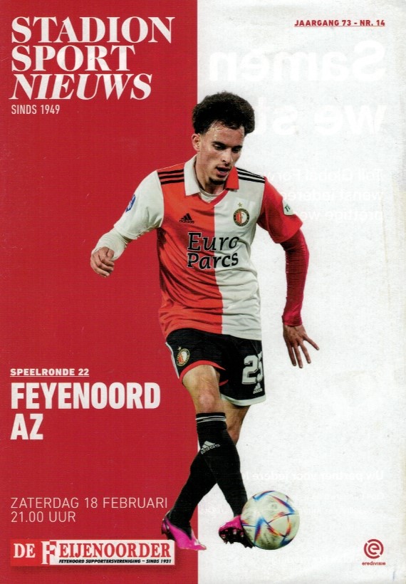 AZ Programma 18-feb-2023 Feyenoord uit
